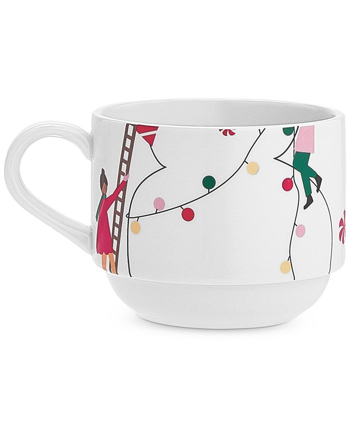 The Cellar Holiday Stackable Mugs, Set of 4, Created for Macy's - Macy's