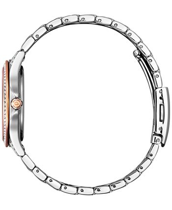 Citizen - Women's Embellished Two-Tone Stainless Steel Bracelet Watch 34mm