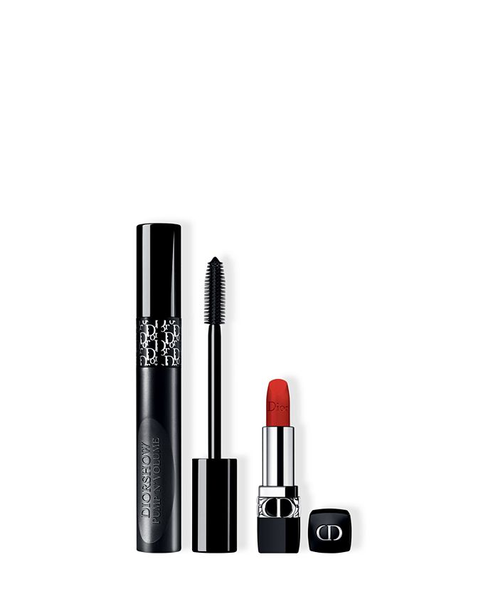 DIOR 2Pc. Diorshow Pump 'N' Volume Mascara & Lipstick Set Macy's