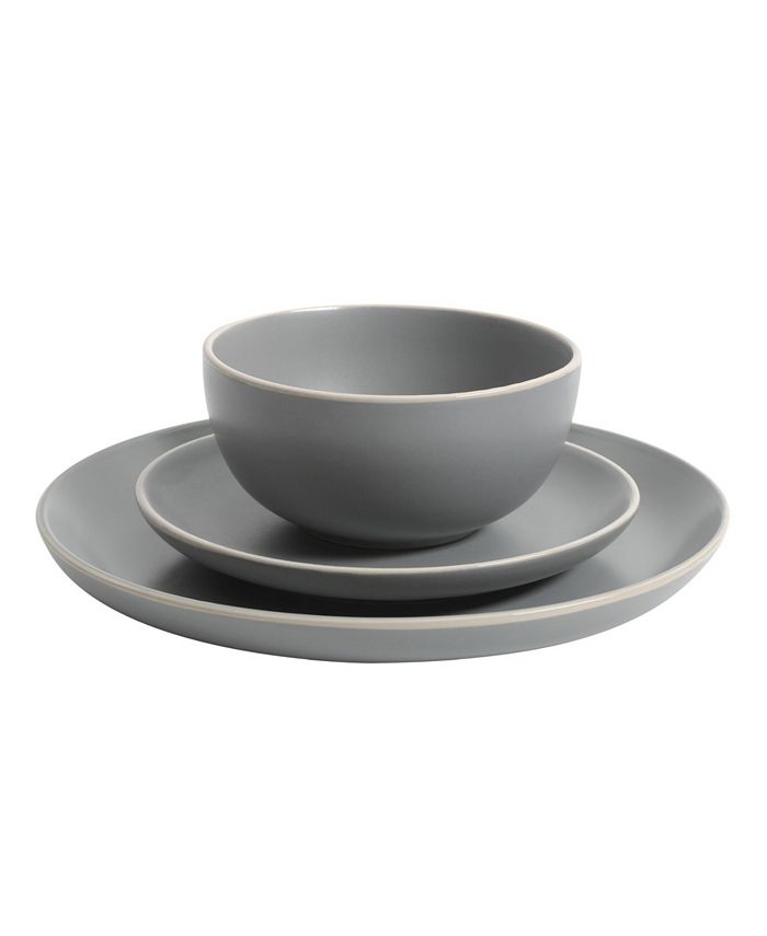 Gibson Home Rockaway 12Piece Dinnerware Set, Service for 4 Macy's