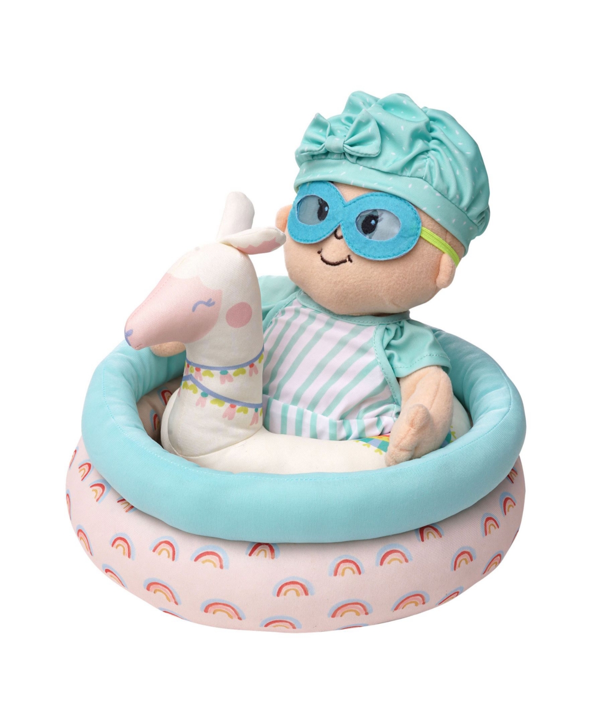 Manhattan Toy Company Stella Collection Baby Doll Pool Play Set, 4 Piece In Multi