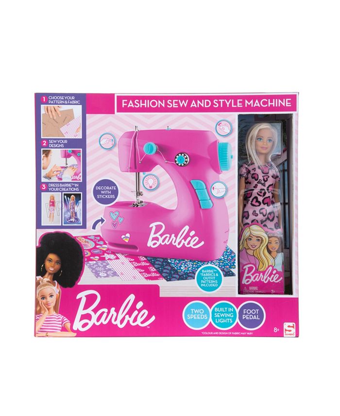Barbie Sewing Machine with Barbie Doll Fashion Sew Style Machine Macy's