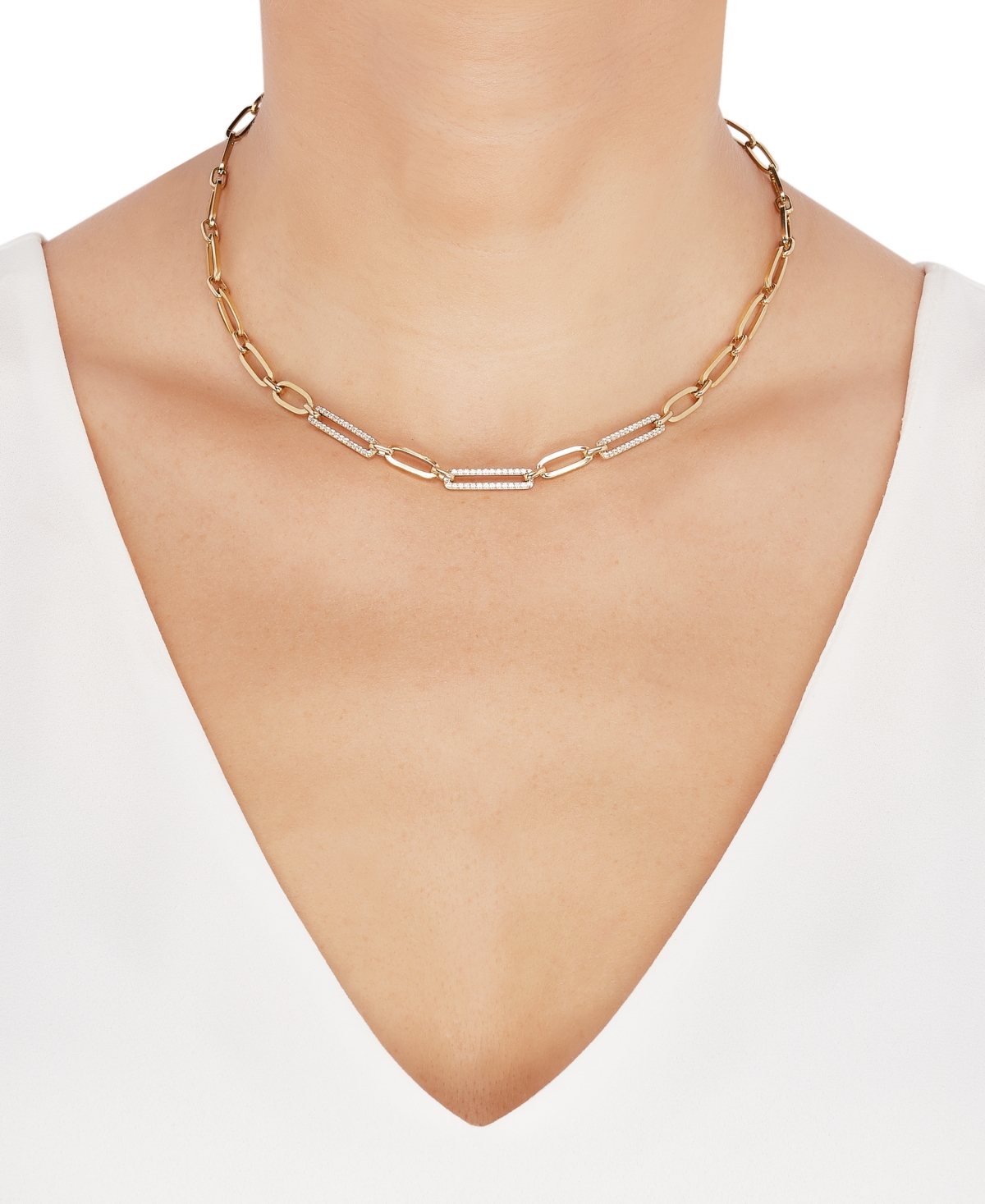 Diamond Pave Link 16