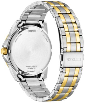 Men's Two-Tone Stainless Steel Bracelet Watch 42mm