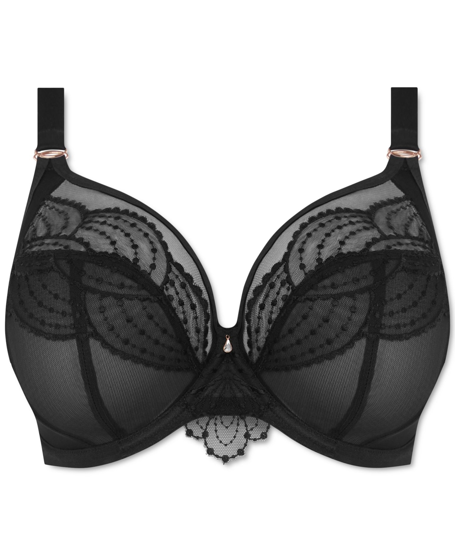 Full Figure Women's Priya Underwire Plunge Bra EL4550