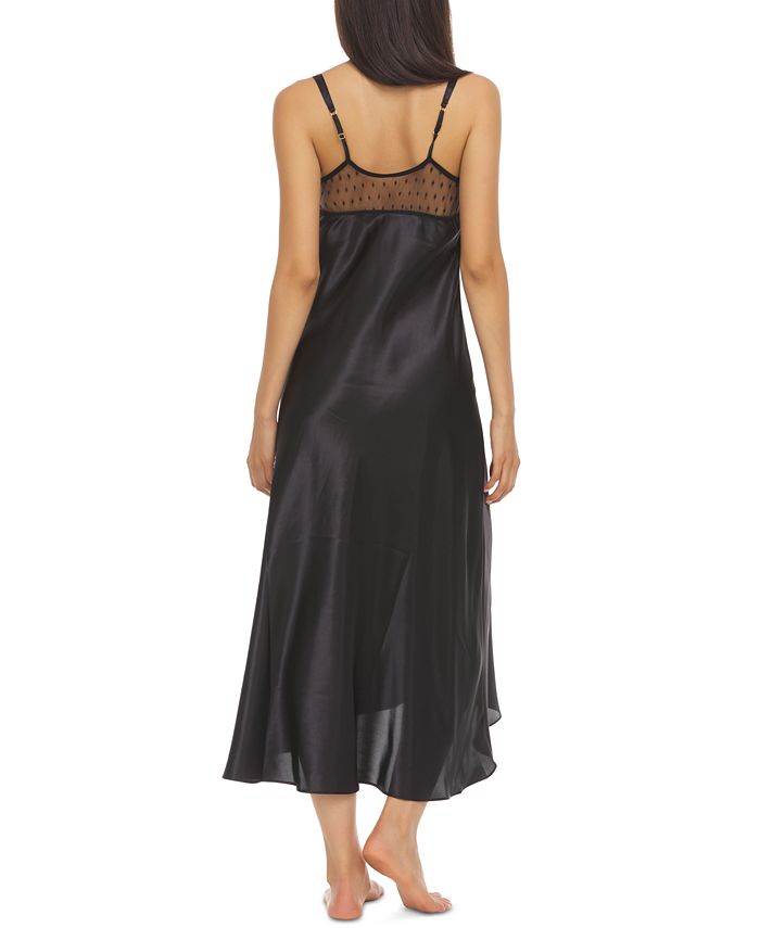 flora by flora nikrooz stella satin venise trim robe