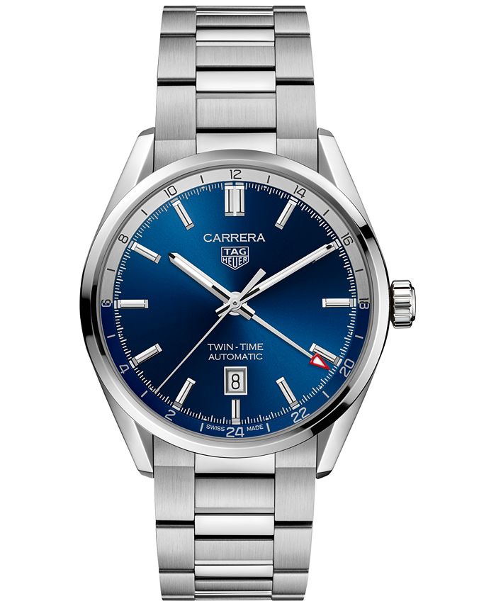 TAG Heuer Men s Swiss Automatic Carrera Calibre 7 Twin Time