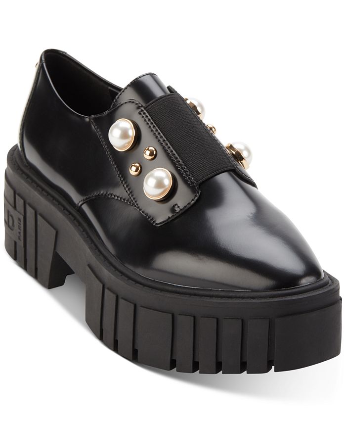 Karl Lagerfeld Paris Platform Loafer Flats & Reviews - Flats Loafers - Shoes - Macy's