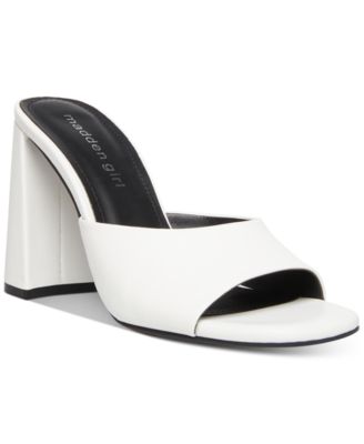 macys white mules