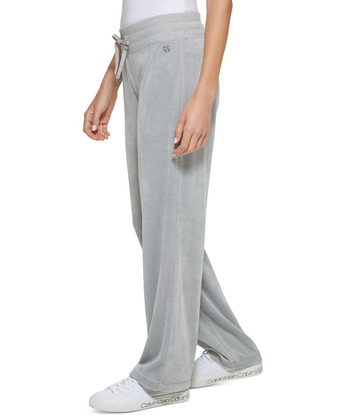 Calvin Klein Wide-Leg Sailor Pants - Macy's