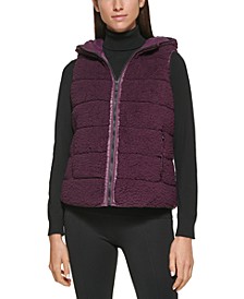 Quilted Sherpa Fleece Vest