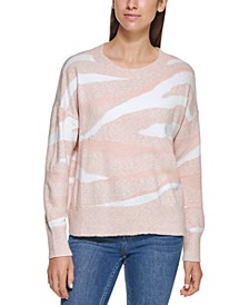 Zebra Intarsia Sweater
