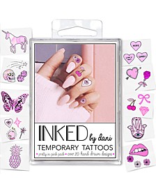 Temporary Tattoos Pretty in Pink Pack
