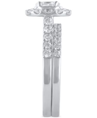 Diamond Oval Halo Bridal Set (1 ct. t.w.) in 14k White or Yellow Gold