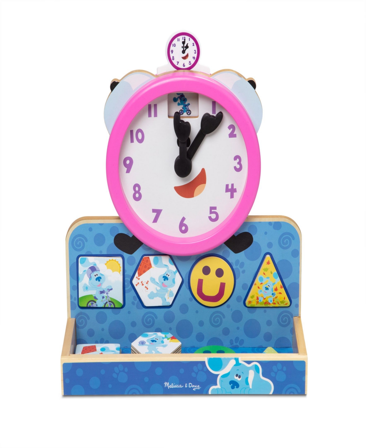 Shop Melissa & Doug Blues Clues You Tickety Tock Magnetic Clock, 31 Piece In Multi