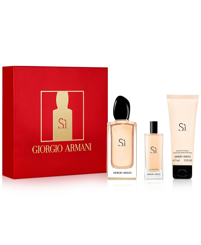 Giorgio Armani 3-Pc. Sì Eau de Parfum Gift Set & Reviews - Perfume - Beauty  - Macy's