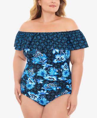 macys plus size bathing suits