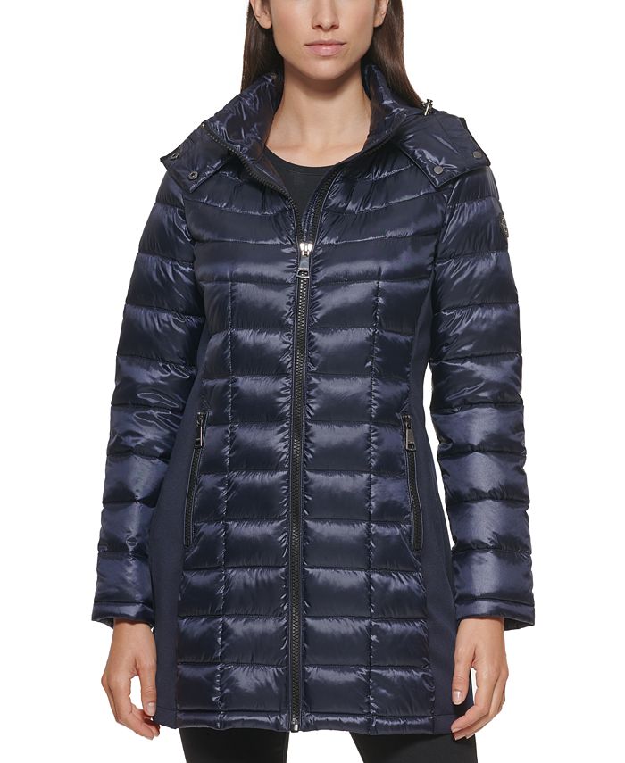 Calvin Klein Women's Hooded Down Packable Puffer Coat, Created for Macy's &  Reviews - Coats & Jackets - Women - Macy's