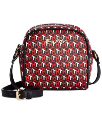 tommy hilfiger crossbody bolsa red