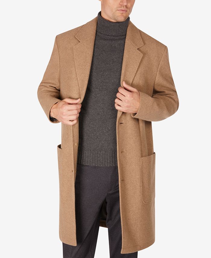 Calvin Klein Men's Marcel Slim-Fit Overcoat & Reviews - Coats & Jackets -  Men - Macy's