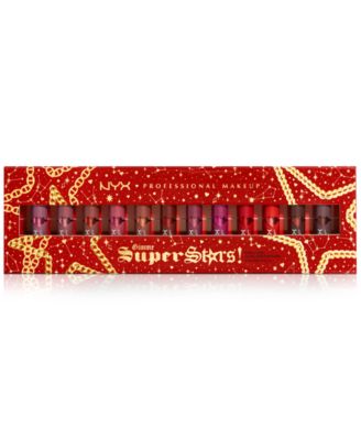 NYX Professional Makeup - 12-Pc. Gimme Super Stars! Sinister Angel Matte Lip Set