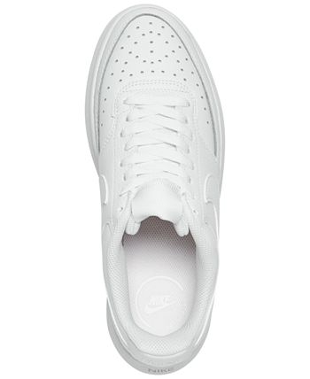 Nike Women #39 s Court Vision Alta Leather Platform Casual Sneakers from