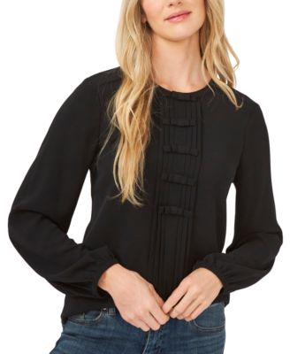 cece pleat front top