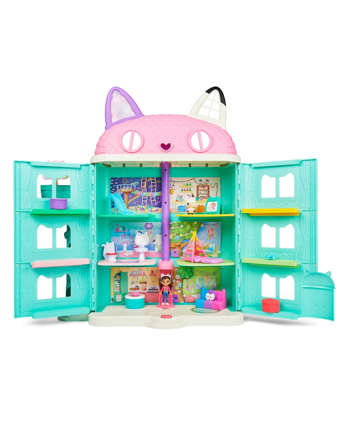 Gabby's Dollhouse Babies' Purrfect Dollhouse Playset With Accessories In Multi-color