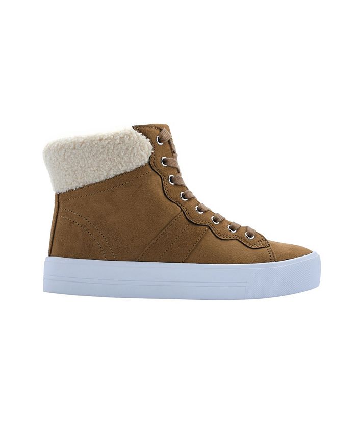 Marc Fisher Women's Dapyr Sherpa High Top Sneakers & Reviews - Athletic ...