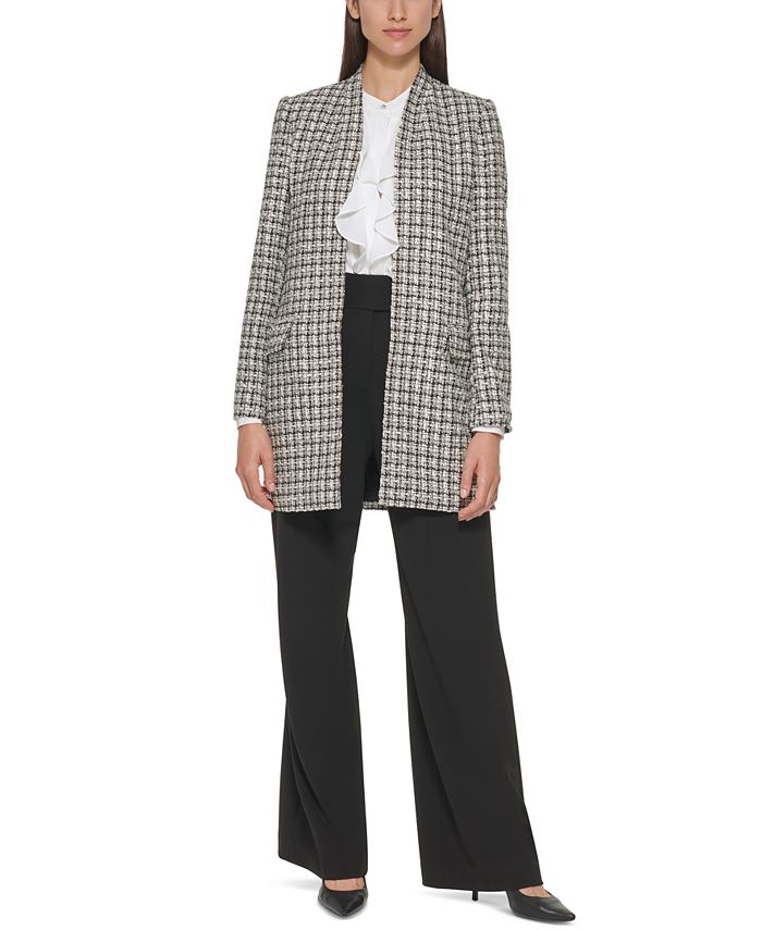 Calvin Klein Petite Jacket, Top, & Pants - Macy's