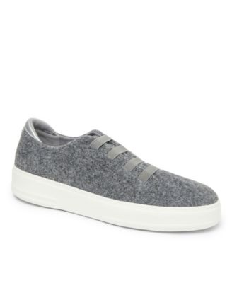 Dearfoams Women's Sport Foam Elastic Lace Slip-On Sneaker