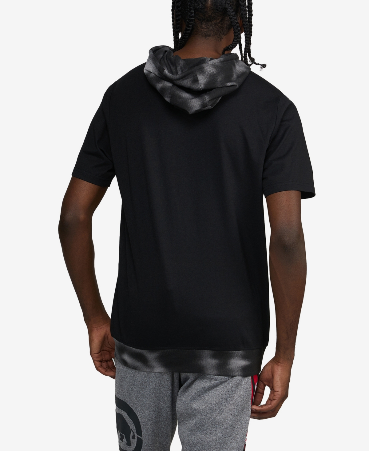 Ecko Unltd Men's Short Sleeve Starburst Hoodie