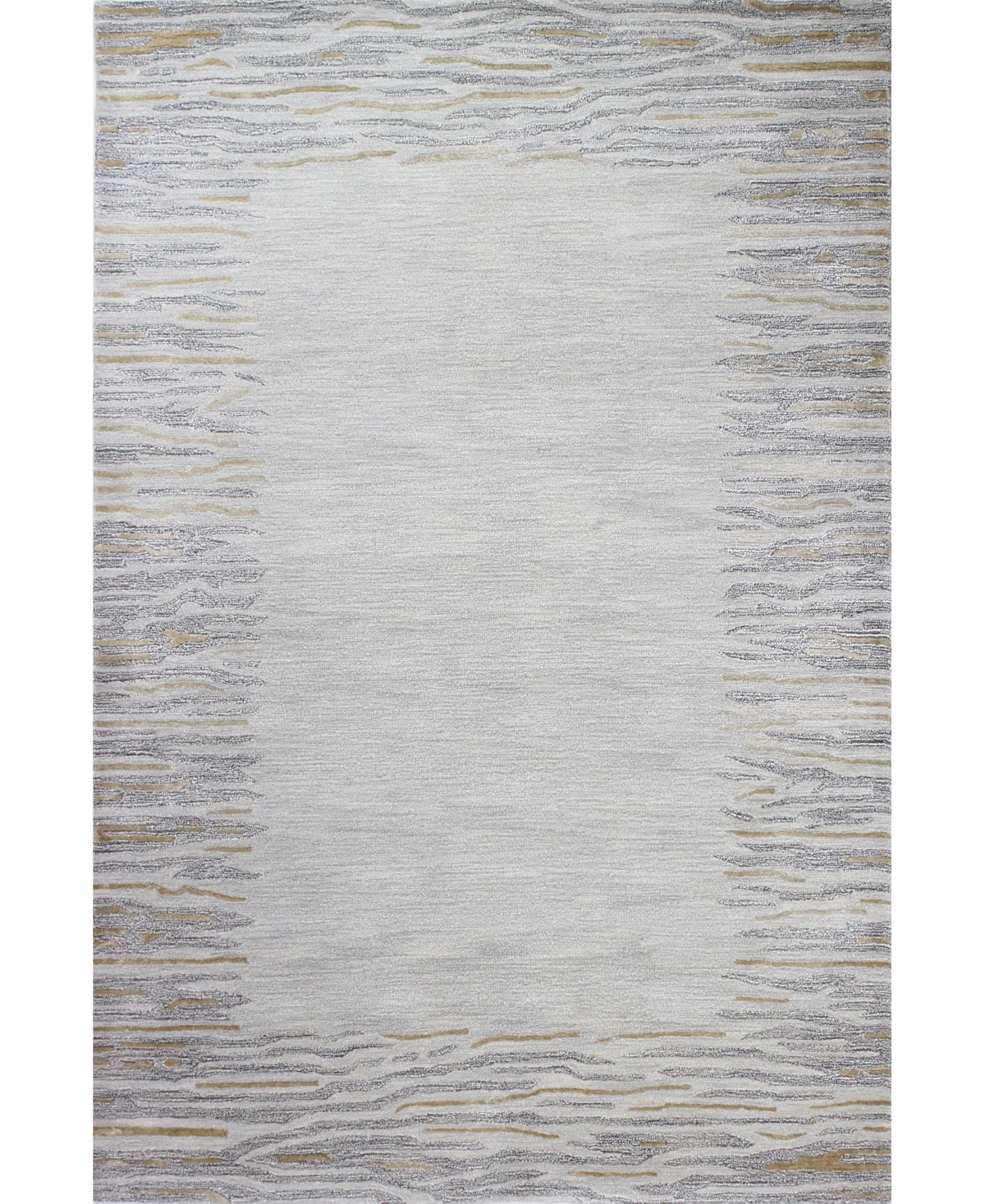 Bb Rugs Downtown HG385 5' 6in x 8' 6in Area Rug - Silver-Tone