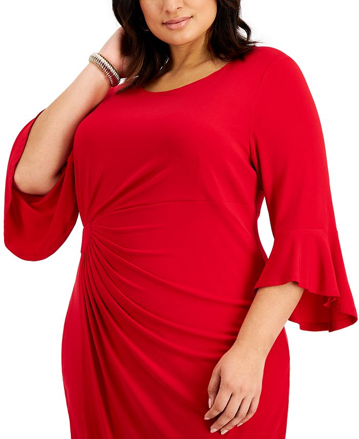 Connected Plus Size Side Tab Dress Macy #39 s