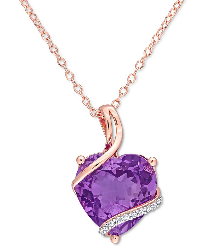 Amethyst necklace macys store