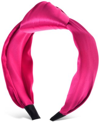 Photo 2 of INC International Concepts Knotted Fabric Headband, Magenta, Created for Macy's