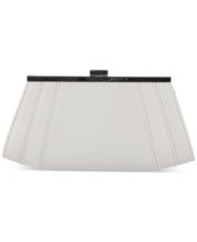 Inc East West Pearl-Trim Clutch, Created for Macy's - Black