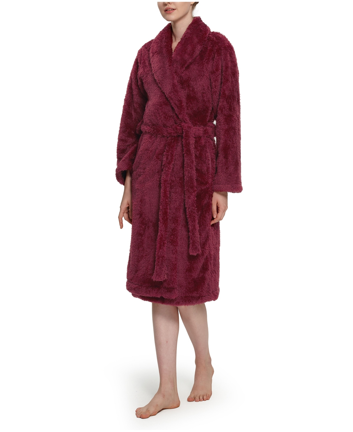 Berkshire Women's Extra-Fluffy Shawl Cardigan Robe