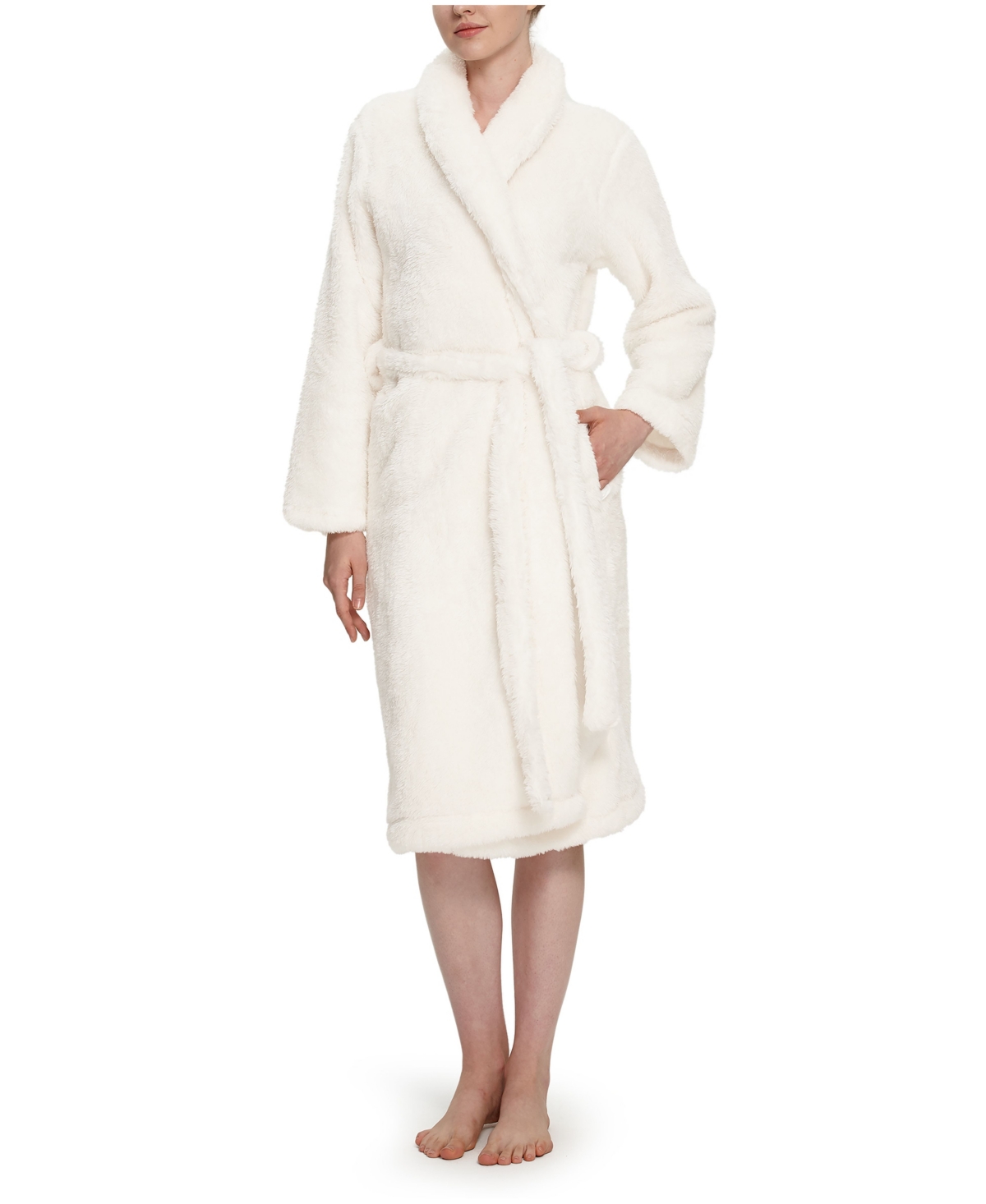 Berkshire Women's Extra-Fluffy Shawl Cardigan Robe