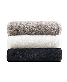 CLOSEOUT! Malea Shaggy Faux Fur Weighted Blanket