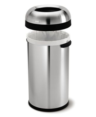 60L Round Bullet Open Top Commercial Trash Can