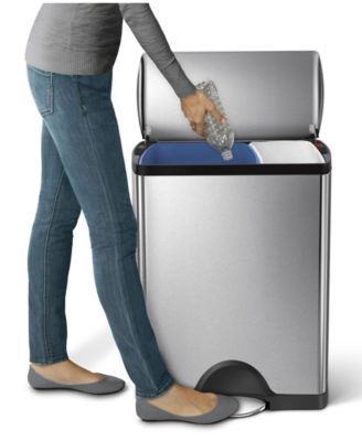 46 Liter Classic Recycling Kitchen Trash Can