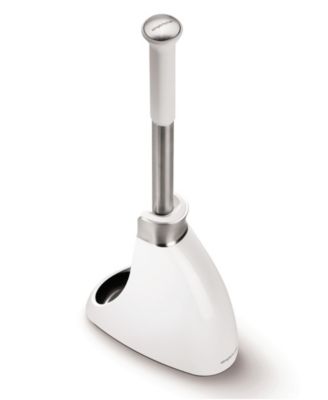 Toilet Brush with Magnetic Caddy Holder