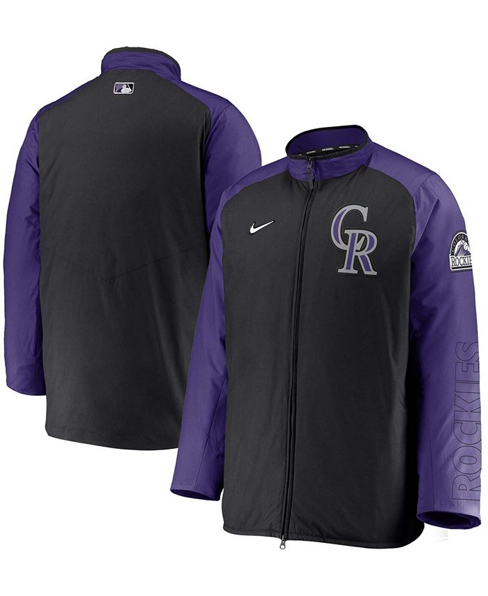 Colorado Rockies Nike Game Authentic Collection Performance Raglan Long  Sleeve T-Shirt - Gray/Black