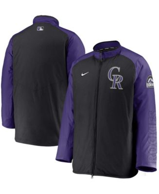 Nike Gray/Black Colorado Rockies Game Authentic Collection Performance Raglan Long Sleeve T-Shirt