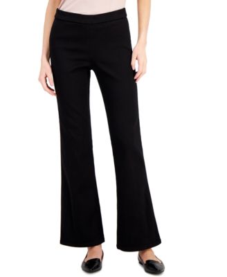 high waisted black skinny dress pants