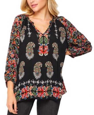 Bila - Split Neck Blouse