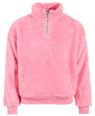 ID Ideology Big Girls Sherpa Quarter Zip Pullover Created for Macy s Macy s