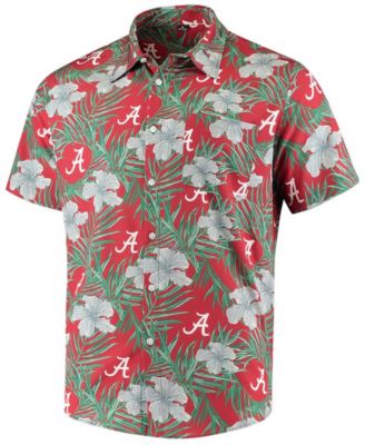 Men's Crimson Alabama Crimson Tide Floral Button-Up Shirt