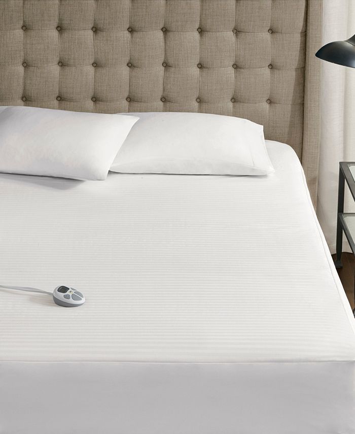 Serta Water Resistance Heated Mattress Pad, Twin XL & Reviews